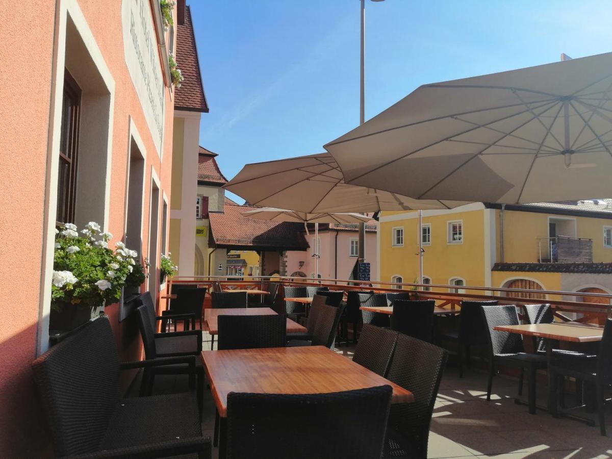 Hotel Wilder Mann Feuchtwangen Luaran gambar