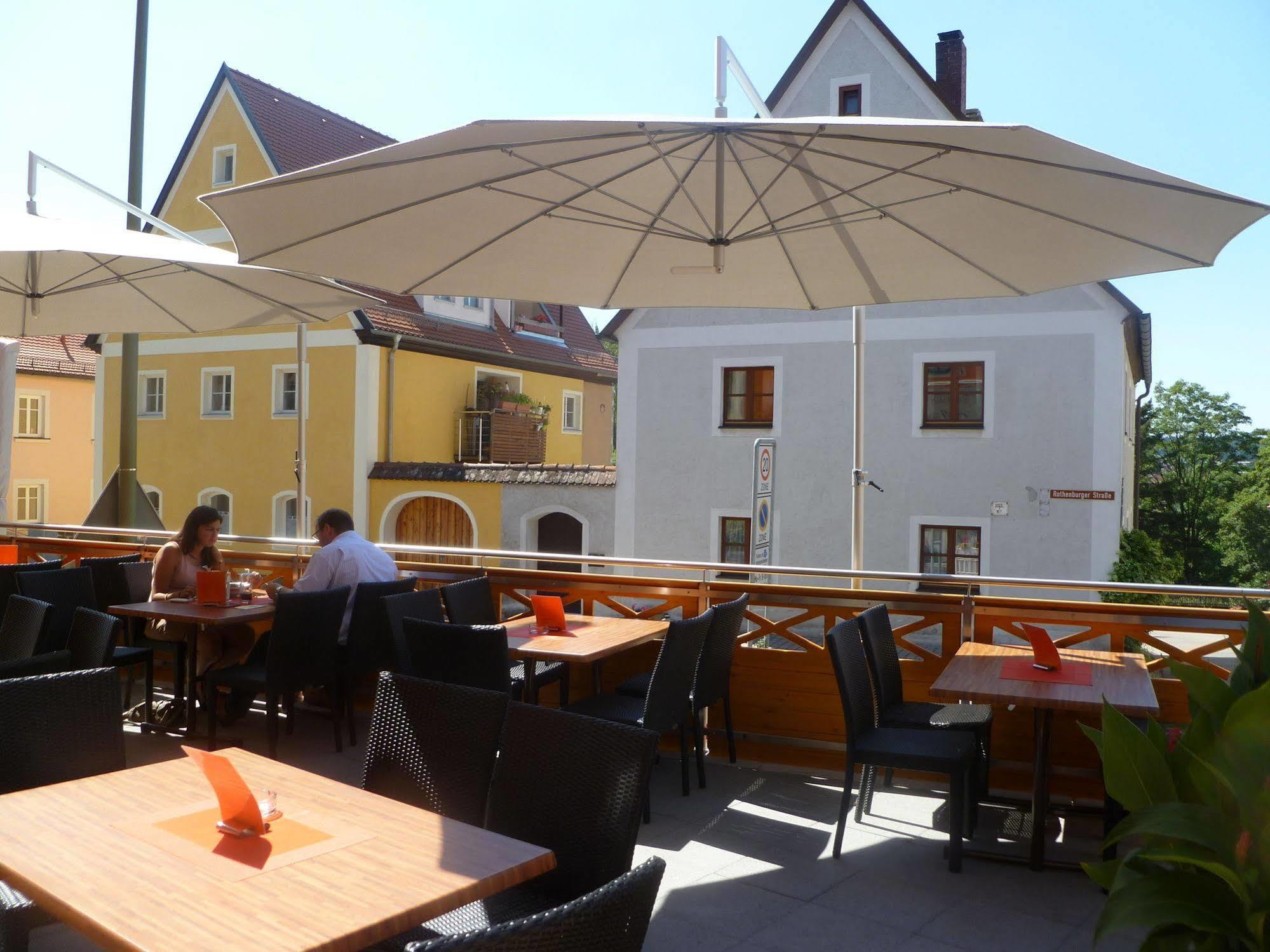 Hotel Wilder Mann Feuchtwangen Luaran gambar